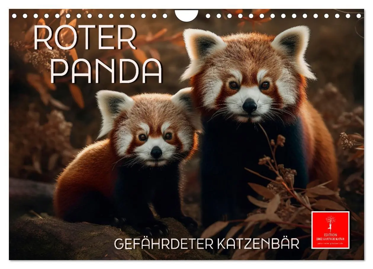 Cover: 9783457378380 | Roter Panda - gefährdeter Katzenbär (Wandkalender 2026 DIN A4...