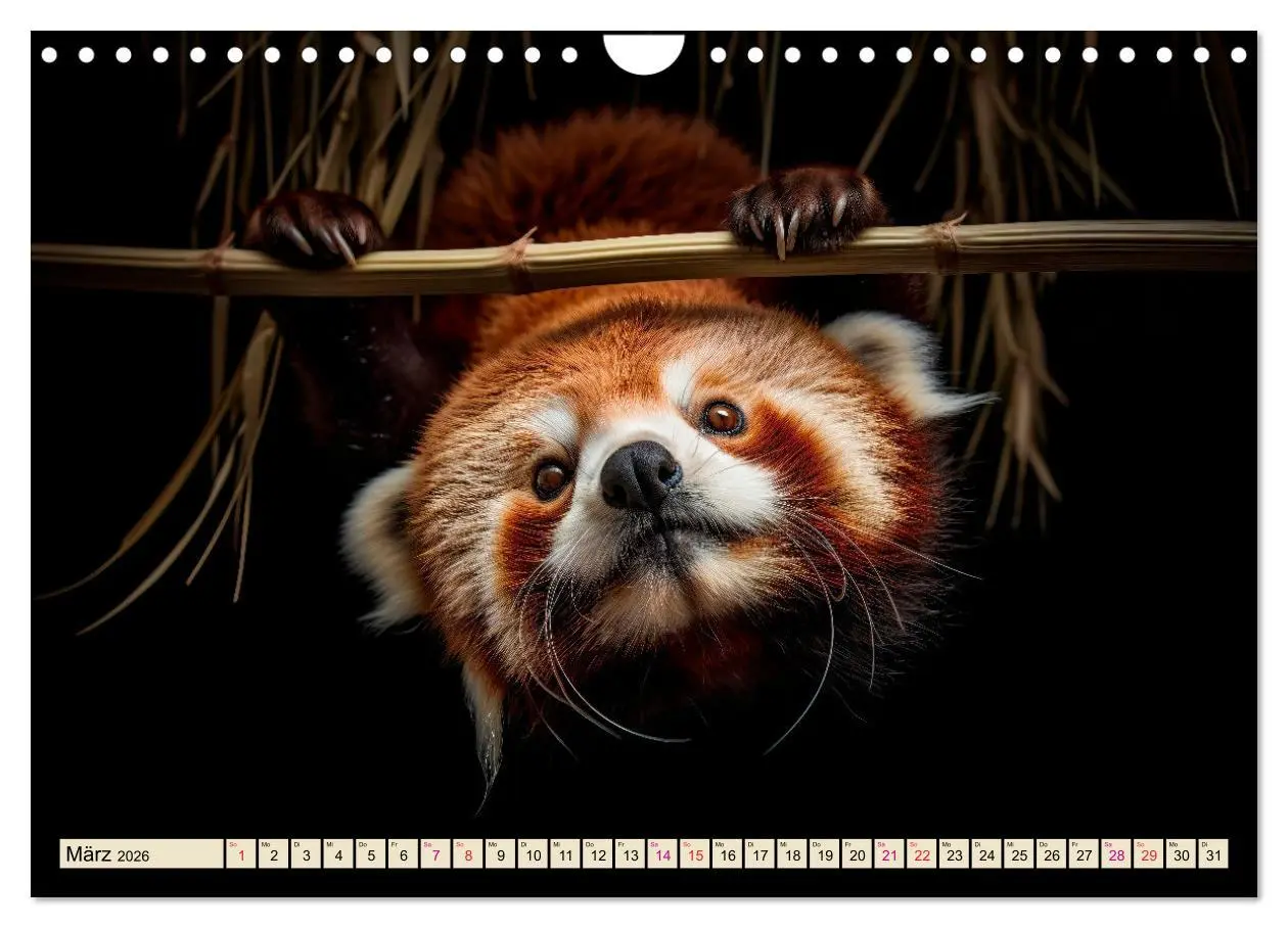 Bild: 9783457378380 | Roter Panda - gefährdeter Katzenbär (Wandkalender 2026 DIN A4...