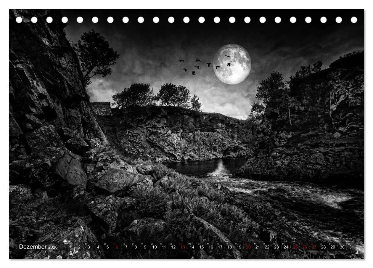 Bild: 9783516158380 | Gothic Fantasy (Tischkalender 2026 DIN A5 quer), CALVENDO...