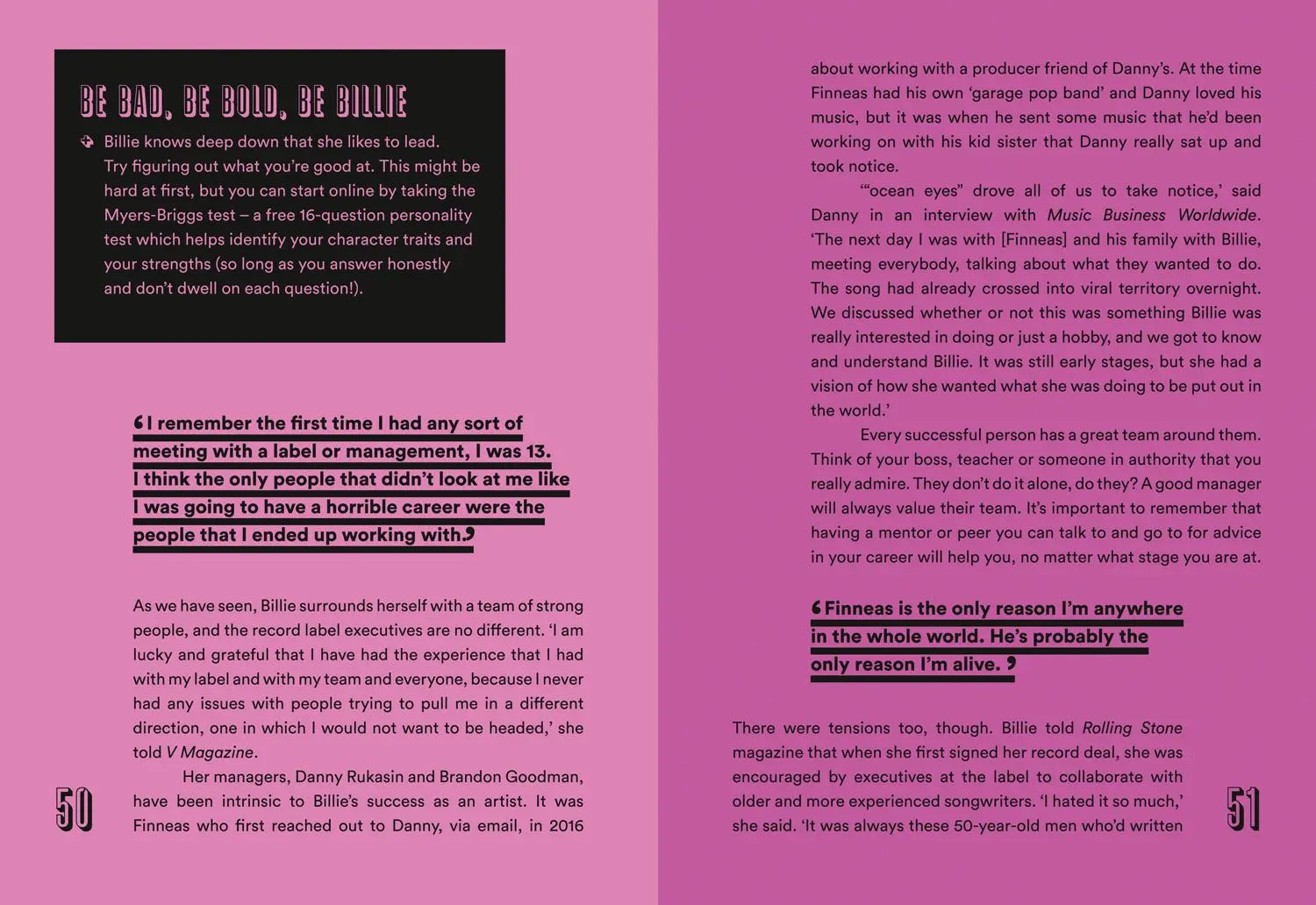 Bild: 9780008408480 | Be Bad, Be Bold, Be Billie | Live Life the Billie Eilish Way | Russell
