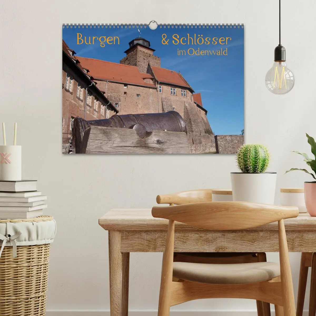 Bild: 9783516148480 | Burgen &amp; Schlösser im Odenwald (Wandkalender 2026 DIN A3 quer),...