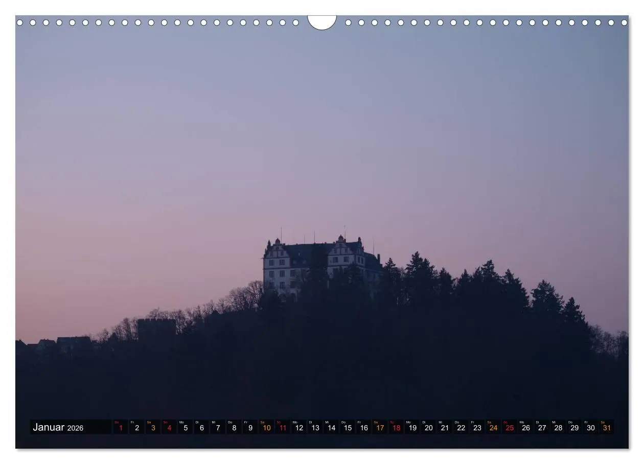 Bild: 9783516148480 | Burgen &amp; Schlösser im Odenwald (Wandkalender 2026 DIN A3 quer),...