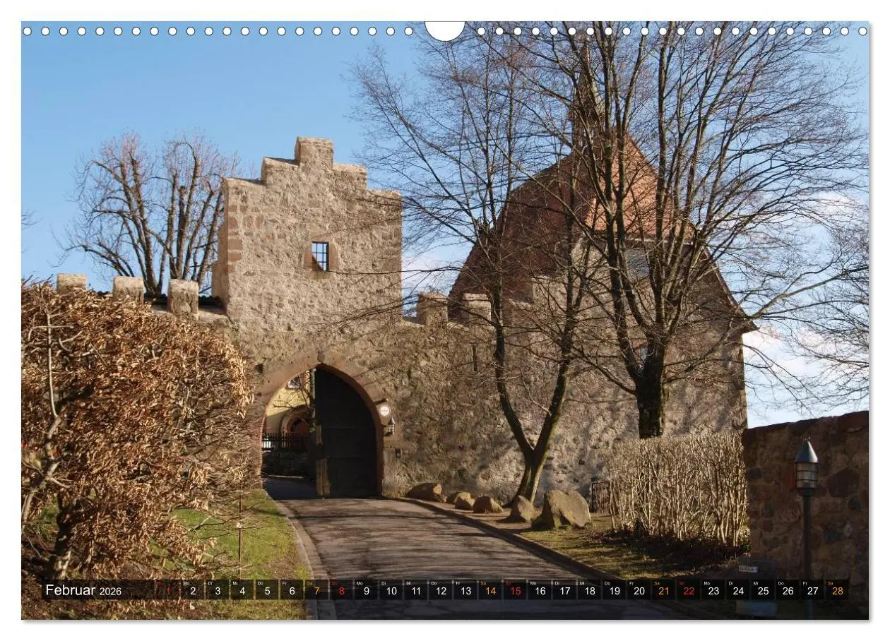 Bild: 9783516148480 | Burgen &amp; Schlösser im Odenwald (Wandkalender 2026 DIN A3 quer),...