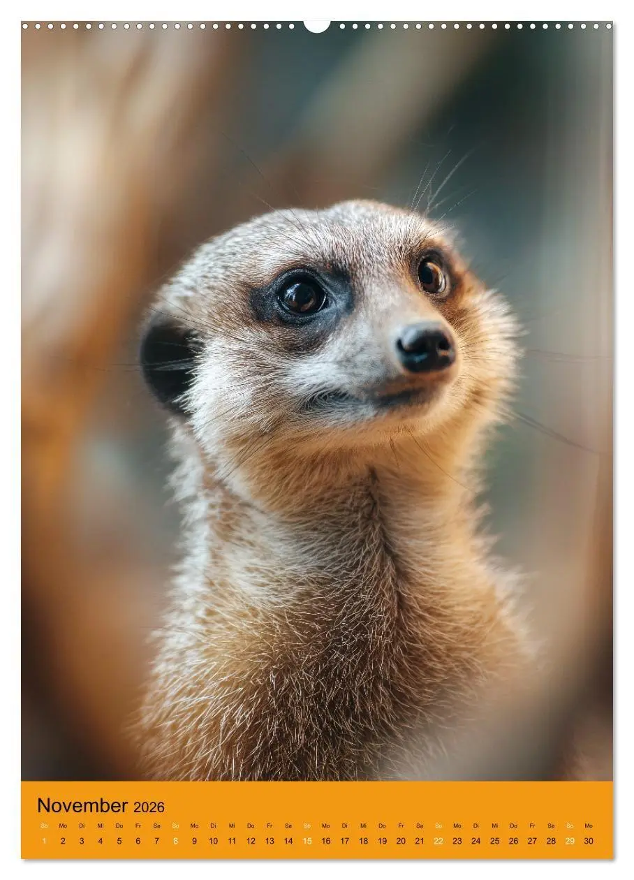 Bild: 9783516698480 | Die Erdmännchen Familie - Kalender der niedlichen Tiere...