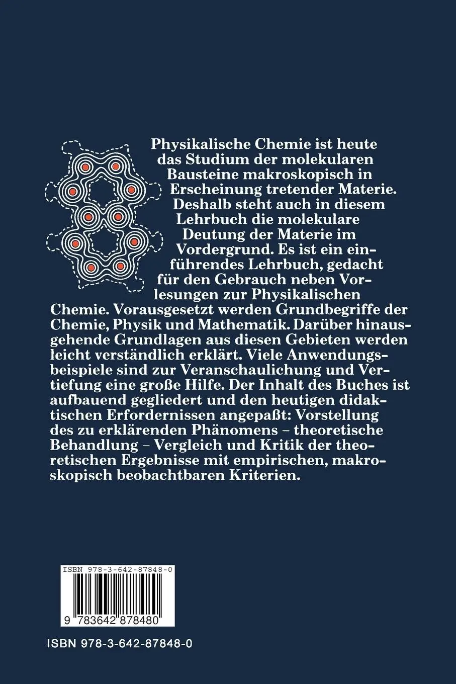 Rückseite: 9783642878480 | Physikalische Chemie | Gesamtausgabe | Gordon M. Barrow | Taschenbuch