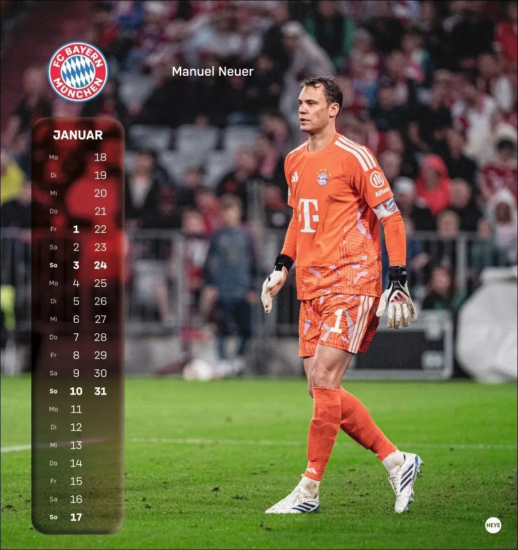 Bild: 9783756418480 | FC Bayern München Postkartenkalender 2027 | Heye | Kalender | 13 S.