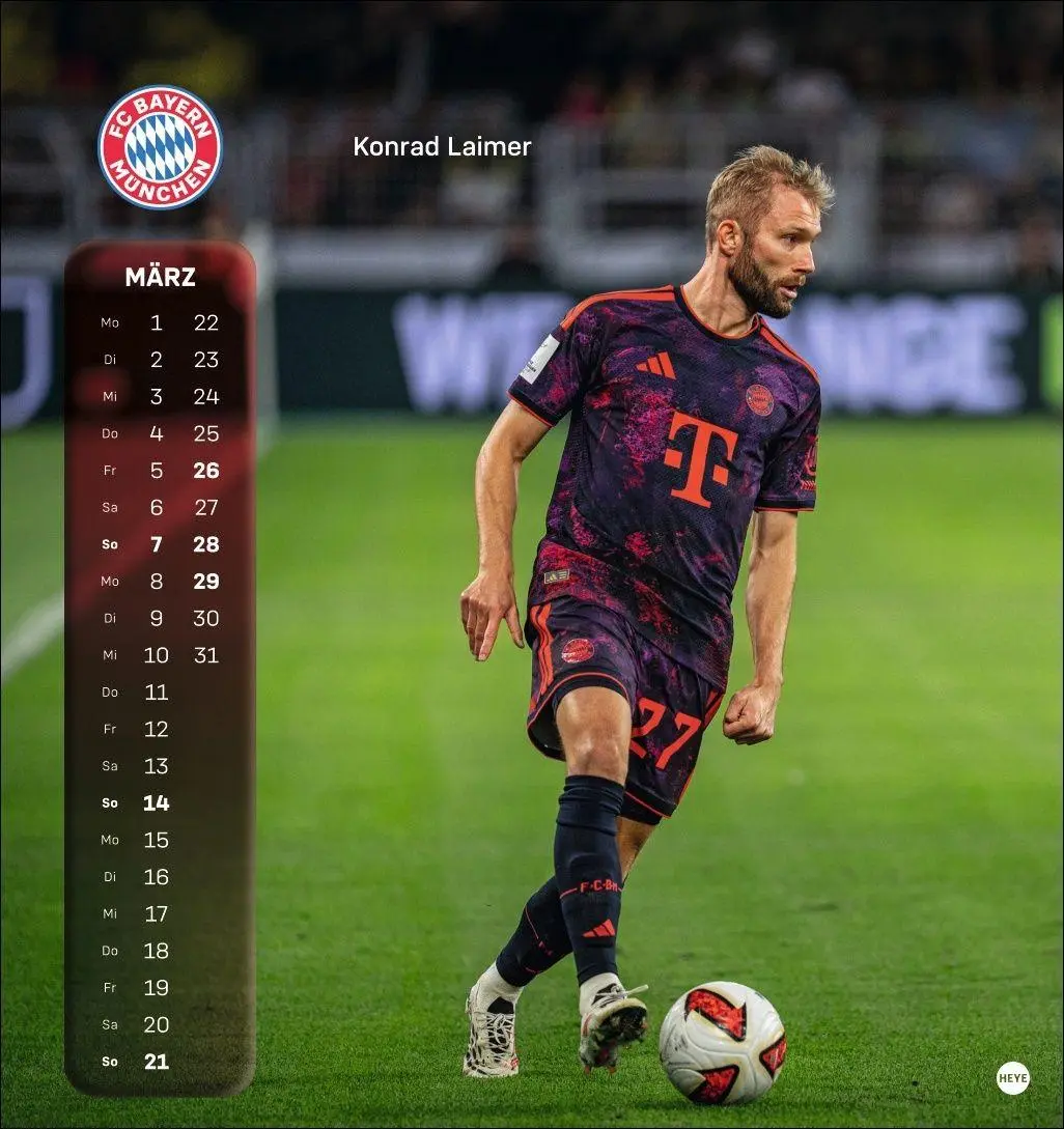 Bild: 9783756418480 | FC Bayern München Postkartenkalender 2027 | Heye | Kalender | 13 S.