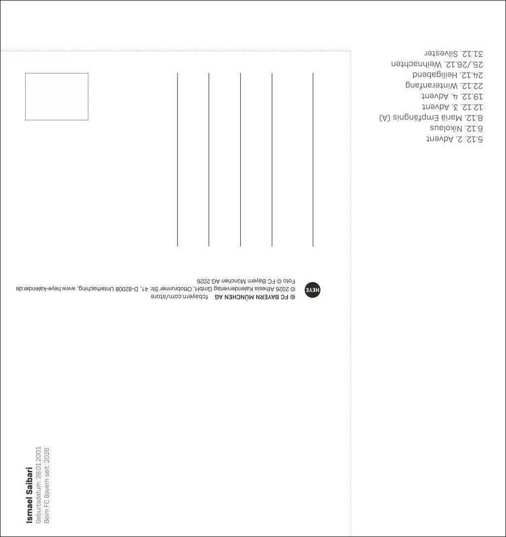 Bild: 9783756418480 | FC Bayern München Postkartenkalender 2027 | Heye | Kalender | 13 S.