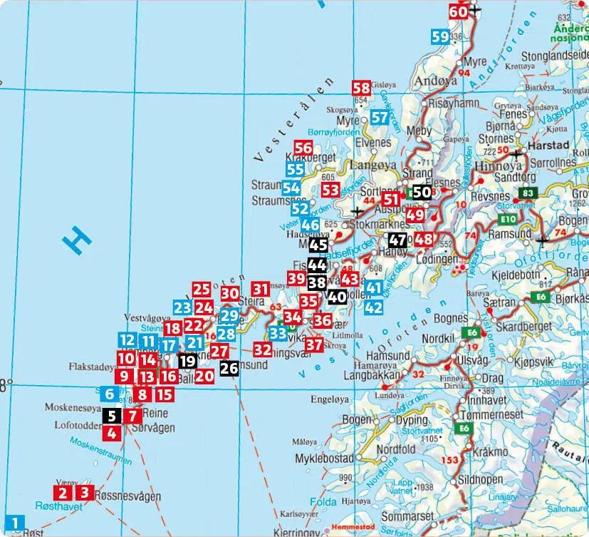 Bild: 9783763348480 | Lofoten and Vesterålen (Rother Walking Guide) | Andrea Kostial (u. a.)