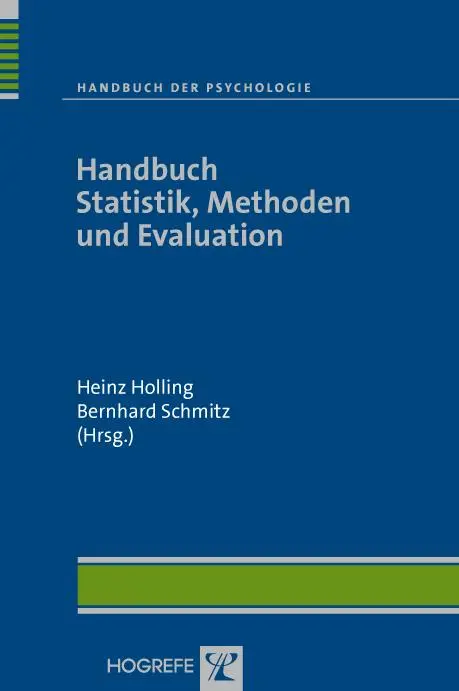 Cover: 9783801718480 | Handbuch Statistik, Methoden und Evaluation | Heinz Holling | Buch