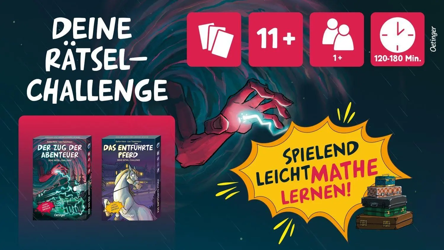 Bild: 4260512188580 | Deine Rätsel-Challenge. Der Zug der Abenteuer | Stefan Heine | Spiel