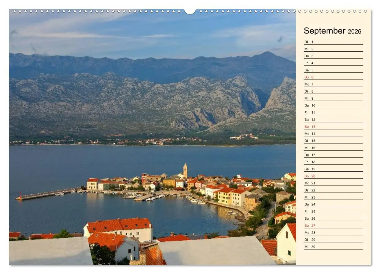 Bild: 9783457978580 | Zadar und Norddalmatien (Wandkalender 2026 DIN A2 quer), CALVENDO...