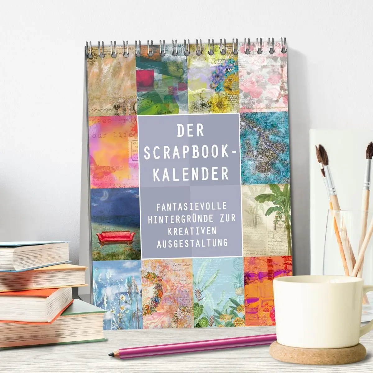 Bild: 9783569398580 | Der Scrapbook-Kalender:Fantasievolle Hintergründe zur kreativen...