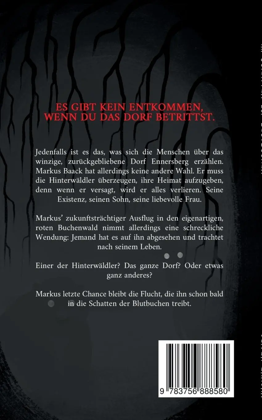 Rückseite: 9783756888580 | Im Schatten der Blutbuchen | Oliver Erhorn | Taschenbuch | 116 S.