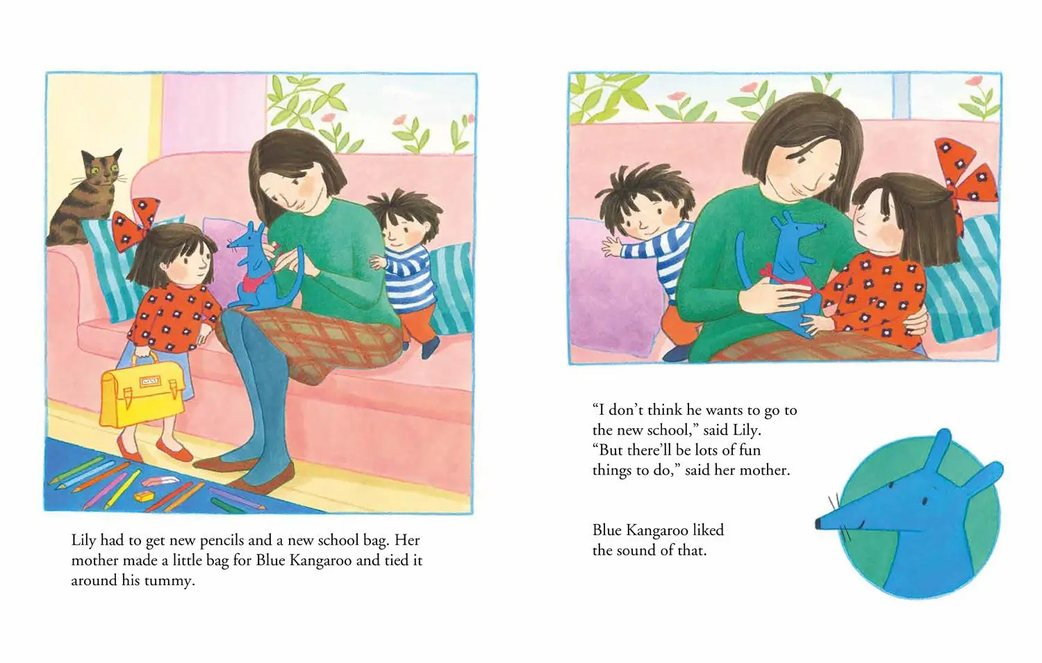 Bild: 9780007258680 | Come to School too, Blue Kangaroo! | Emma Chichester Clark | Buch