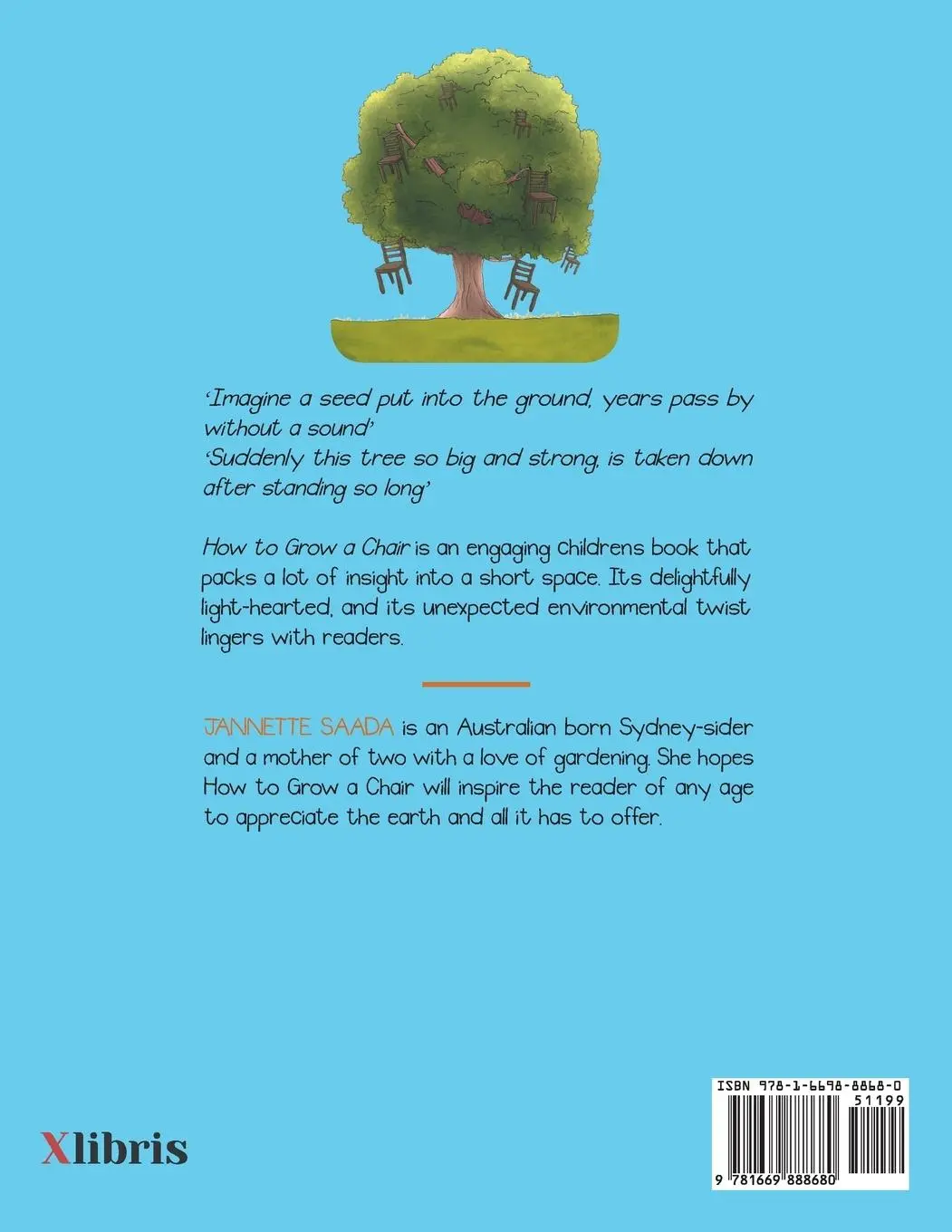 Rückseite: 9781669888680 | How to Grow a Chair | Jannette Saada | Taschenbuch | Englisch | 2022