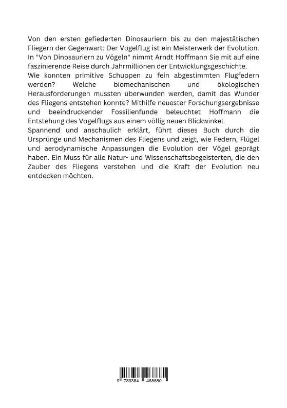 Rückseite: 9783384468680 | Von Dinosauriern zu Vögeln | Die Evolution des Fliegens in neuem Licht