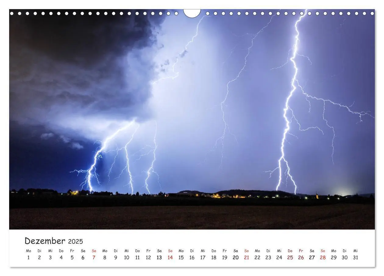Bild: 9783435328680 | Gewitterwelten (Wandkalender 2025 DIN A3 quer), CALVENDO...