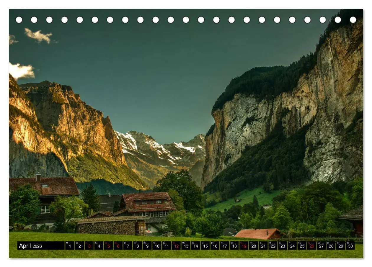 Bild: 9783457728680 | Schweizer Schönheiten (Tischkalender 2026 DIN A5 quer), CALVENDO...