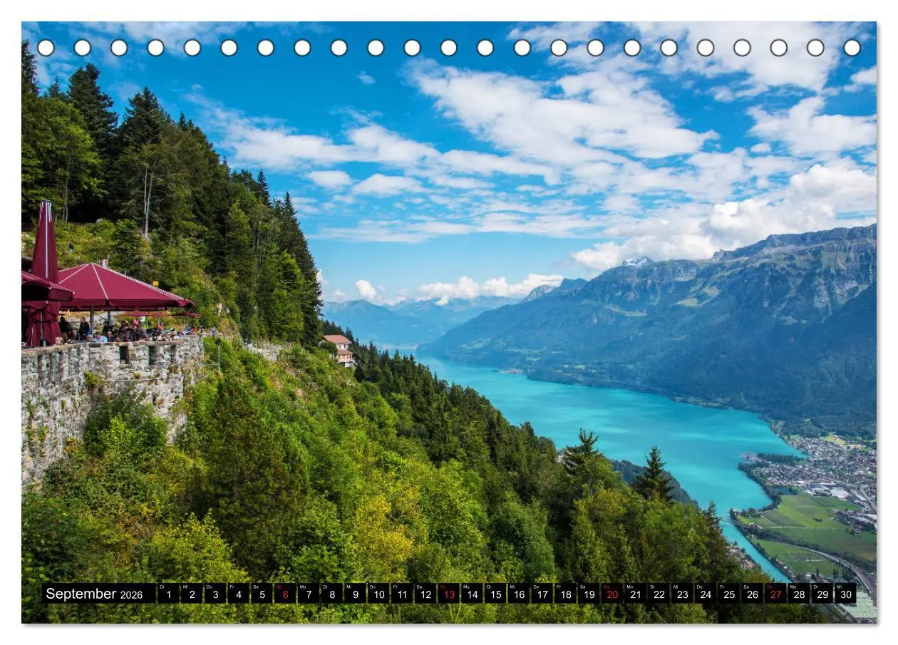 Bild: 9783457728680 | Schweizer Schönheiten (Tischkalender 2026 DIN A5 quer), CALVENDO...