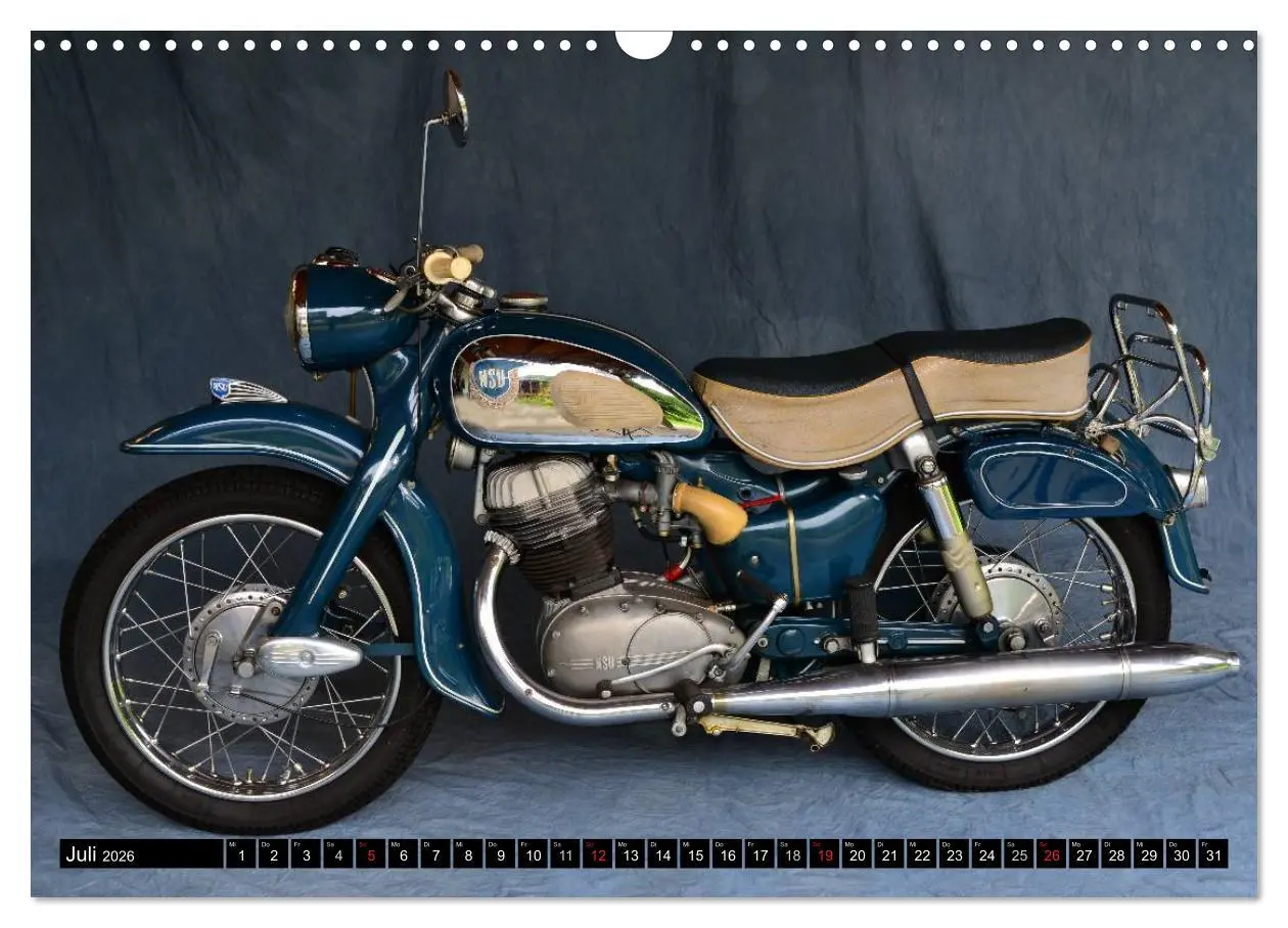 Bild: 9783516128680 | NSU Supermax (Wandkalender 2026 DIN A3 quer), CALVENDO Monatskalender