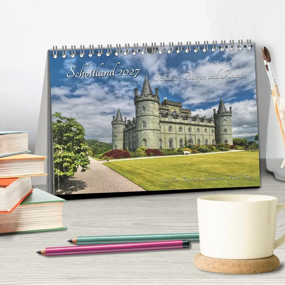 Bild: 9783569388680 | Schottland 2027 Schlösser, Burgen und Ruinen (Tischkalender 2027...