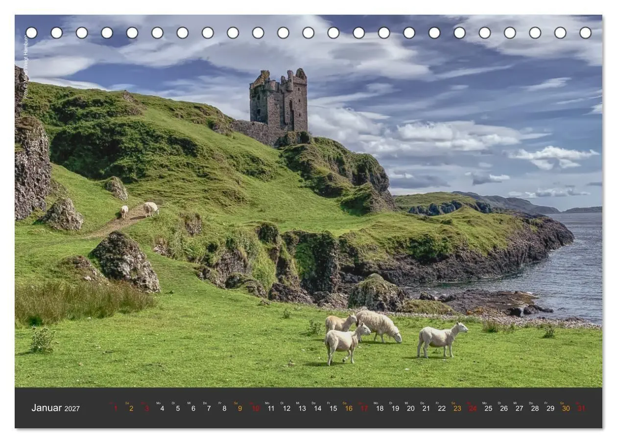 Bild: 9783569388680 | Schottland 2027 Schlösser, Burgen und Ruinen (Tischkalender 2027...