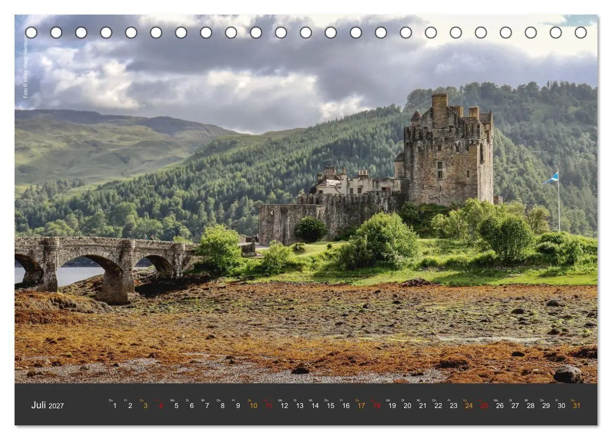 Bild: 9783569388680 | Schottland 2027 Schlösser, Burgen und Ruinen (Tischkalender 2027...