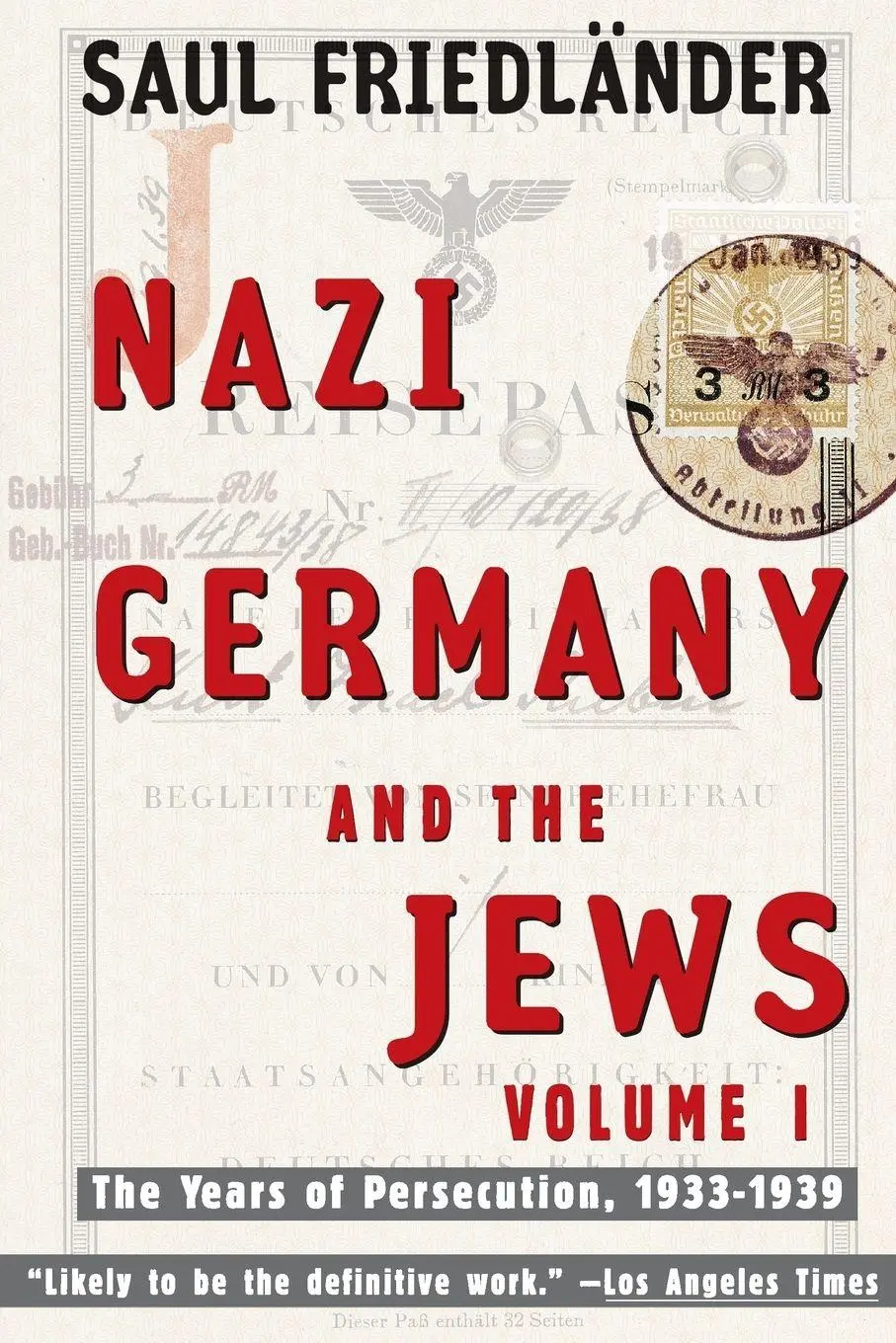 Cover: 9780060928780 | Nazi Germany and the Jews | Saul Friedlander | Taschenbuch | Englisch
