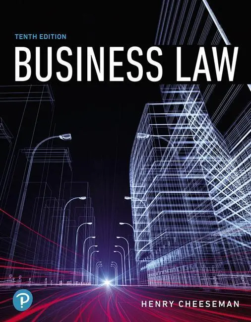 Cover: 9780134728780 | Business Law | Henry Cheeseman | Buch | Gebunden | Englisch | 2018
