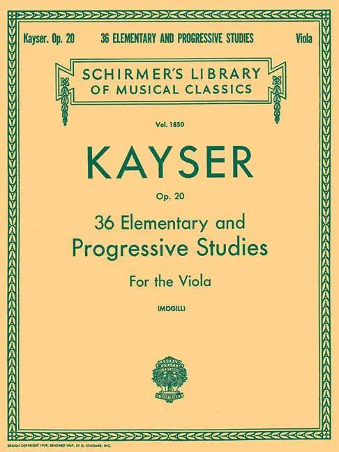 Cover: 9780793558780 | 36 Elementary and Progressive Studies | Leonard Mogill | Taschenbuch