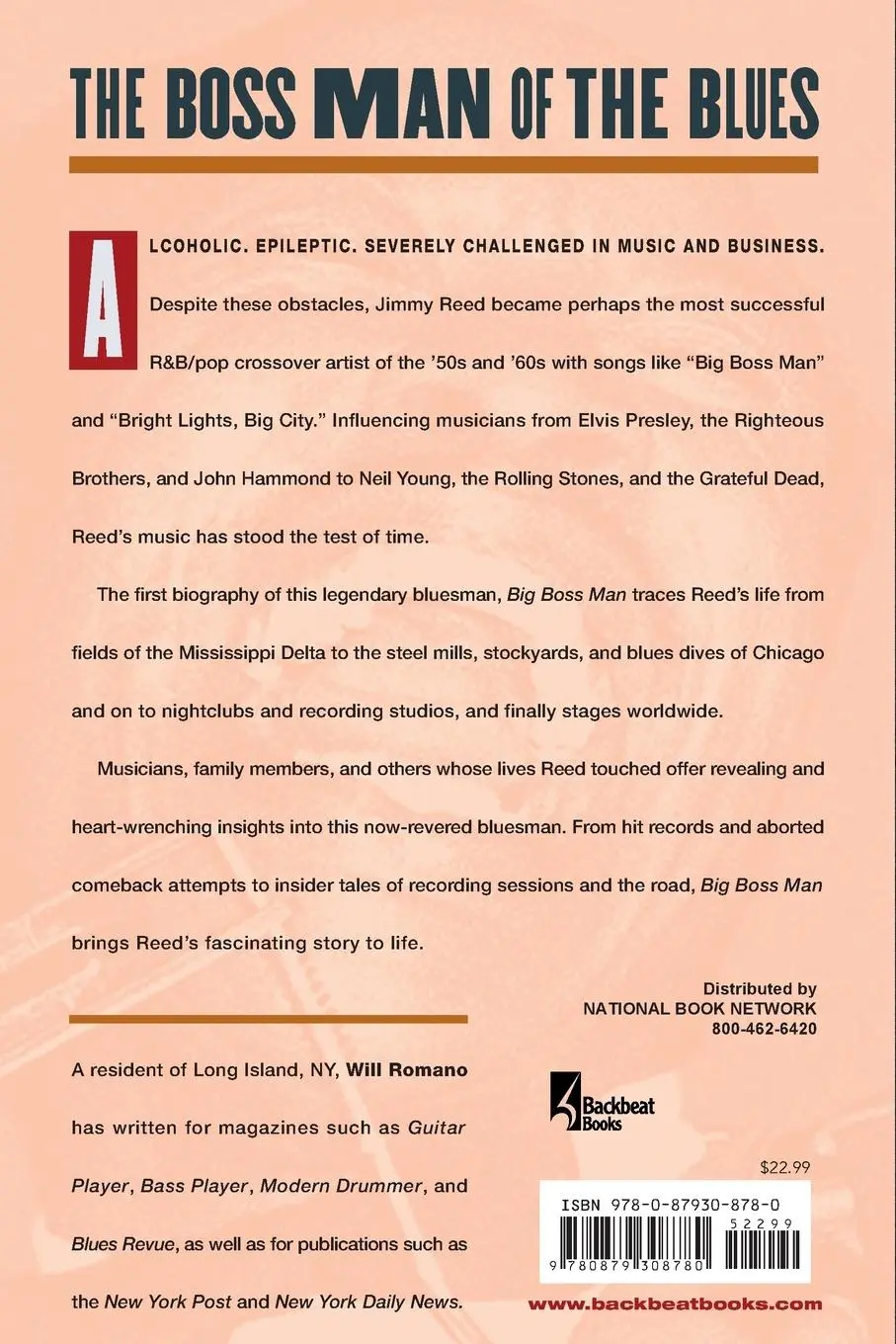 Rückseite: 9780879308780 | Big Boss Man | The Life and Music of Bluesman Jimmy Reed | Will Romano