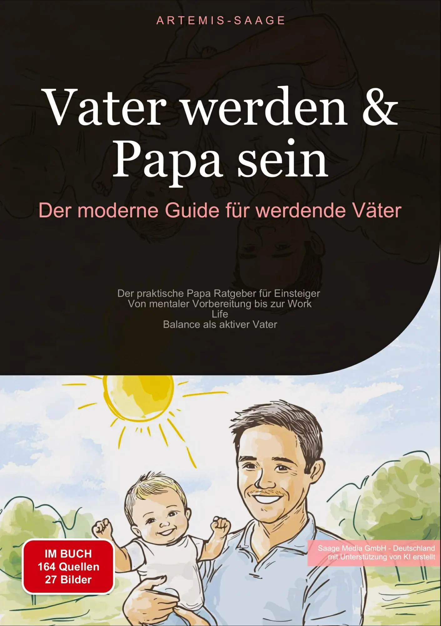 Cover: 9783384458780 | Vater werden &amp; Papa sein: Der moderne Guide für werdende Väter | Saage