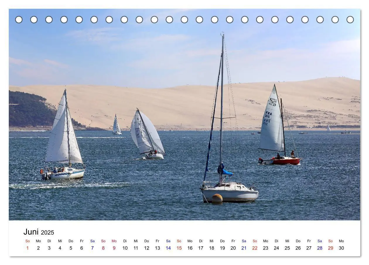 Bild: 9783435008780 | Arcachon Bordeaux Cap Ferret (Tischkalender 2025 DIN A5 quer),...