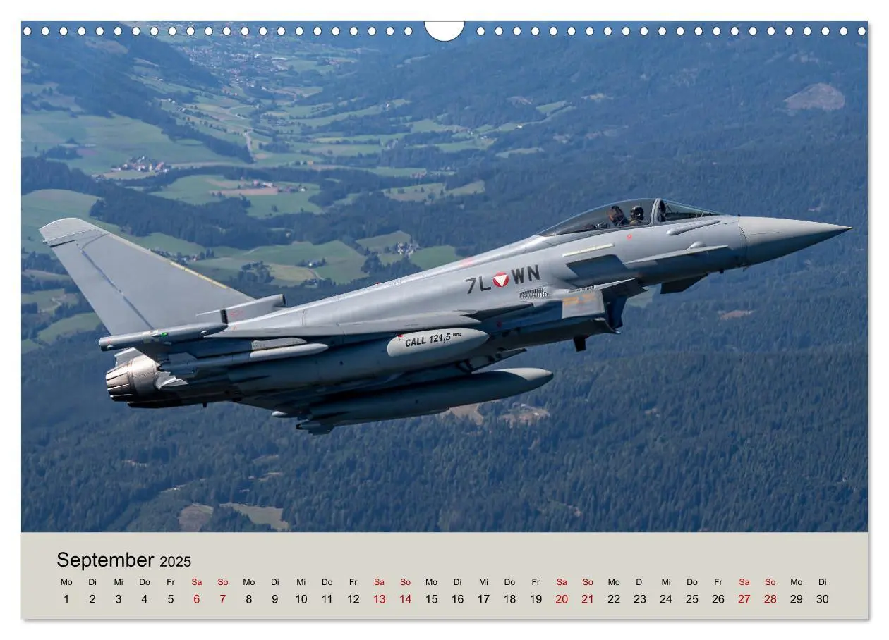 Bild: 9783435178780 | Kampfjet Eurofighter Typhoon (Wandkalender 2025 DIN A3 quer),...