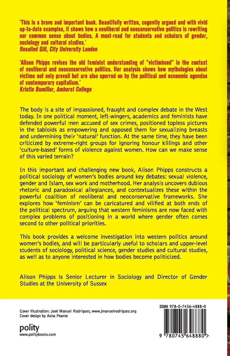 Rückseite: 9780745648880 | Politics of the Body | Gender in a Neoliberal and Neoconservative Age