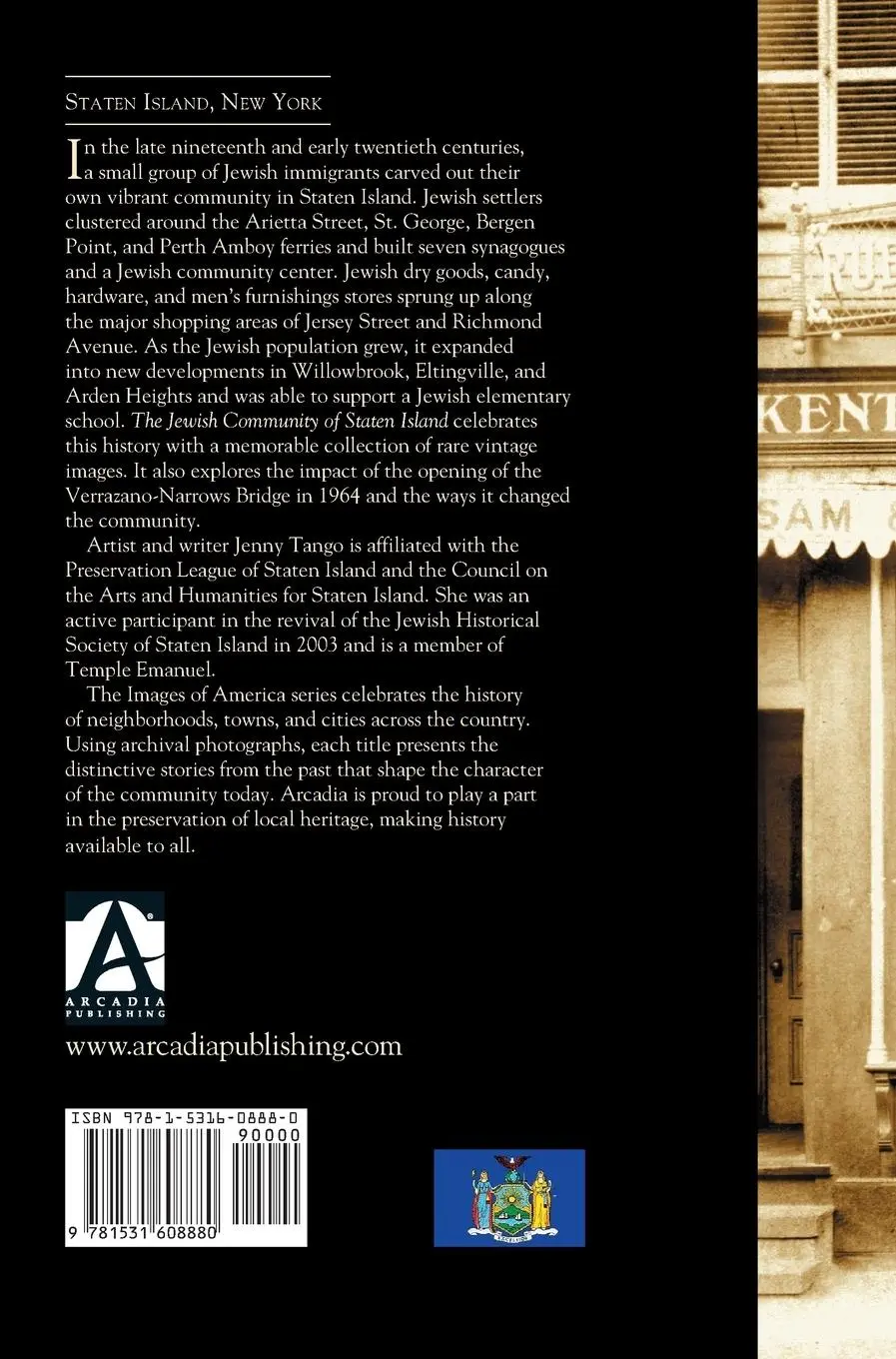 Rückseite: 9781531608880 | Jewish Community of Staten Island | Jenny Tango (u. a.) | Buch | 2004
