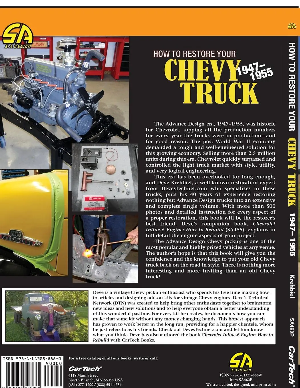 Rückseite: 9781613258880 | How to Restore Your Chevy Truck | 1947-1955 | Deve Krehbiel | Buch