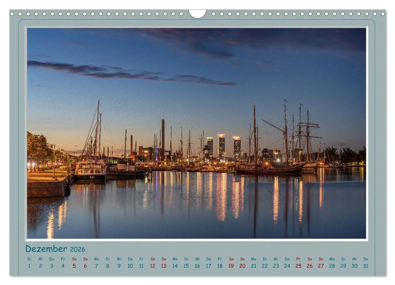 Bild: 9783457568880 | HELSINKI CITY (Wandkalender 2026 DIN A3 quer), CALVENDO Monatskalender