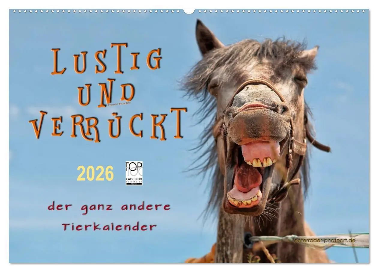 Cover: 9783457948880 | Lustig und verrückt - der ganz andere Tierkalender (Wandkalender...
