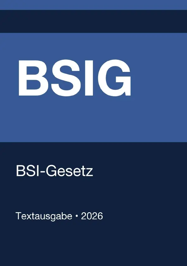 Cover: 9783565238880 | BSIG - BSI-Gesetz (Deutschland) 2026 | Gesetze24 Deutschland | Buch
