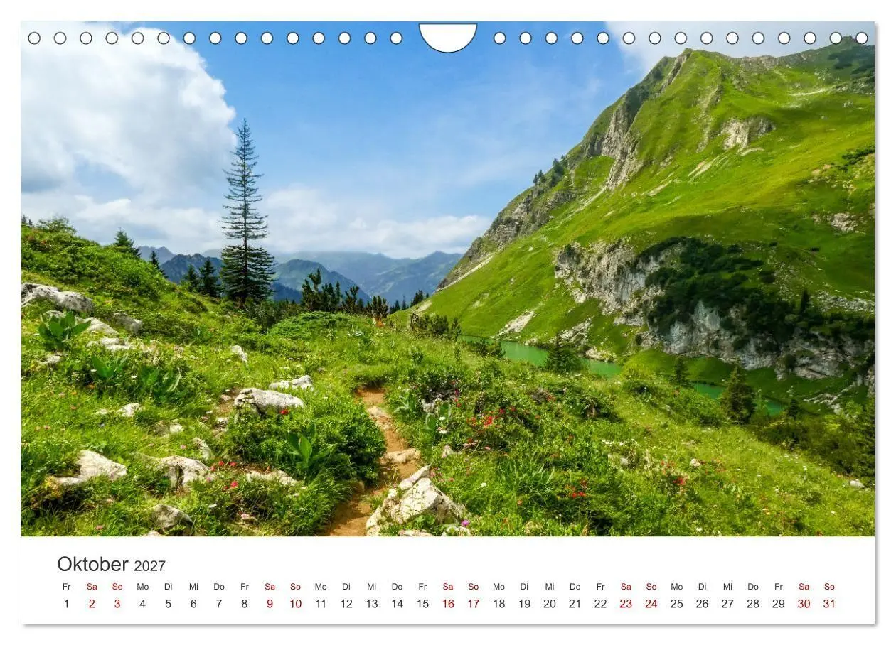 Bild: 9783569298880 | Oberstdorf - Bergparadies in den Alpen (Wandkalender 2027 DIN A4...