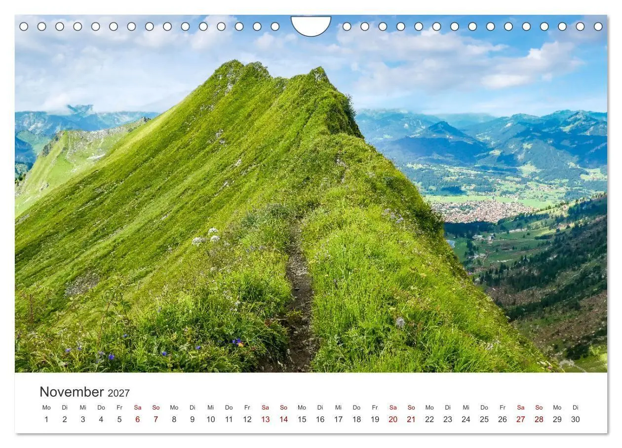 Bild: 9783569298880 | Oberstdorf - Bergparadies in den Alpen (Wandkalender 2027 DIN A4...
