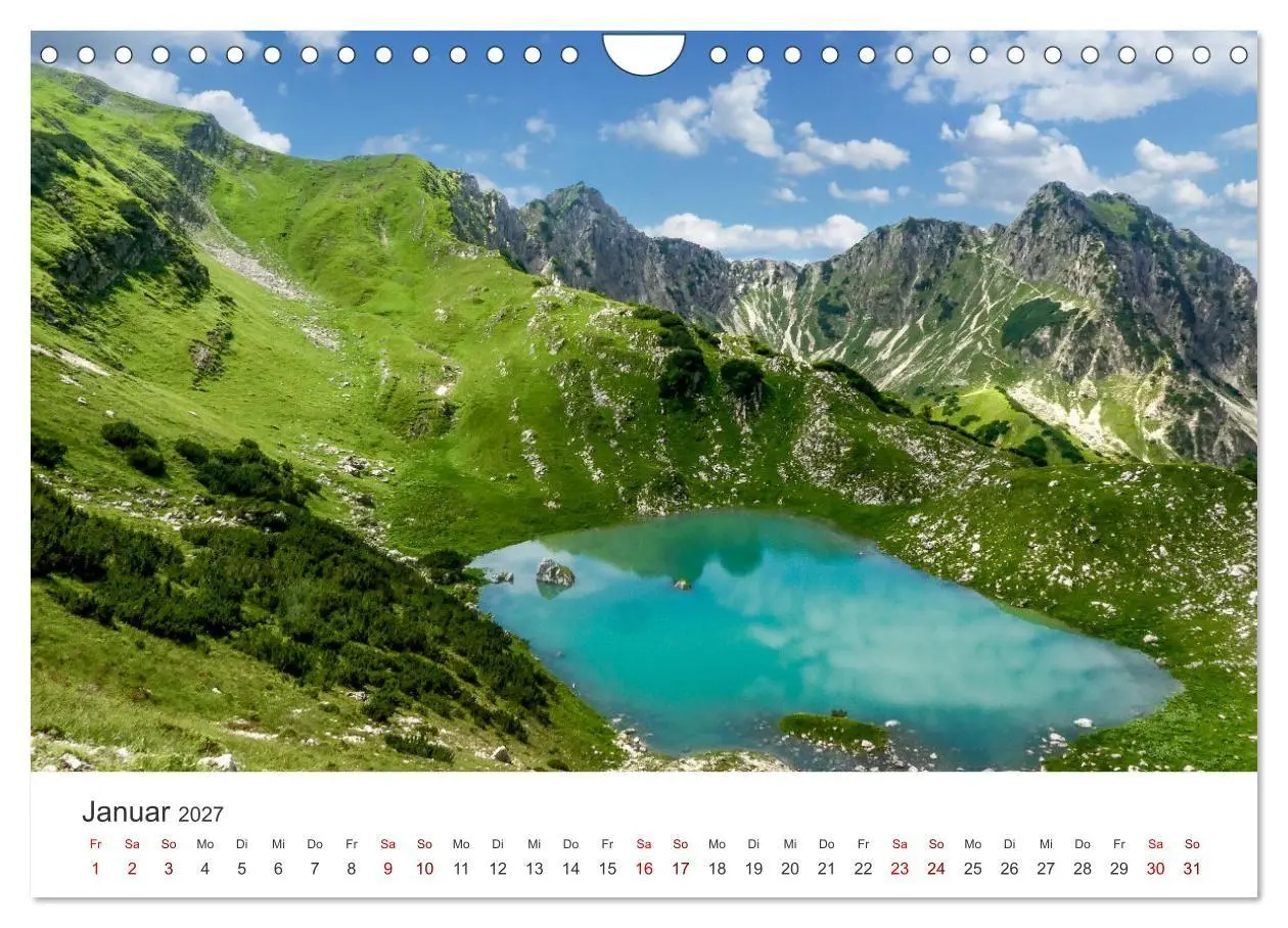 Bild: 9783569298880 | Oberstdorf - Bergparadies in den Alpen (Wandkalender 2027 DIN A4...