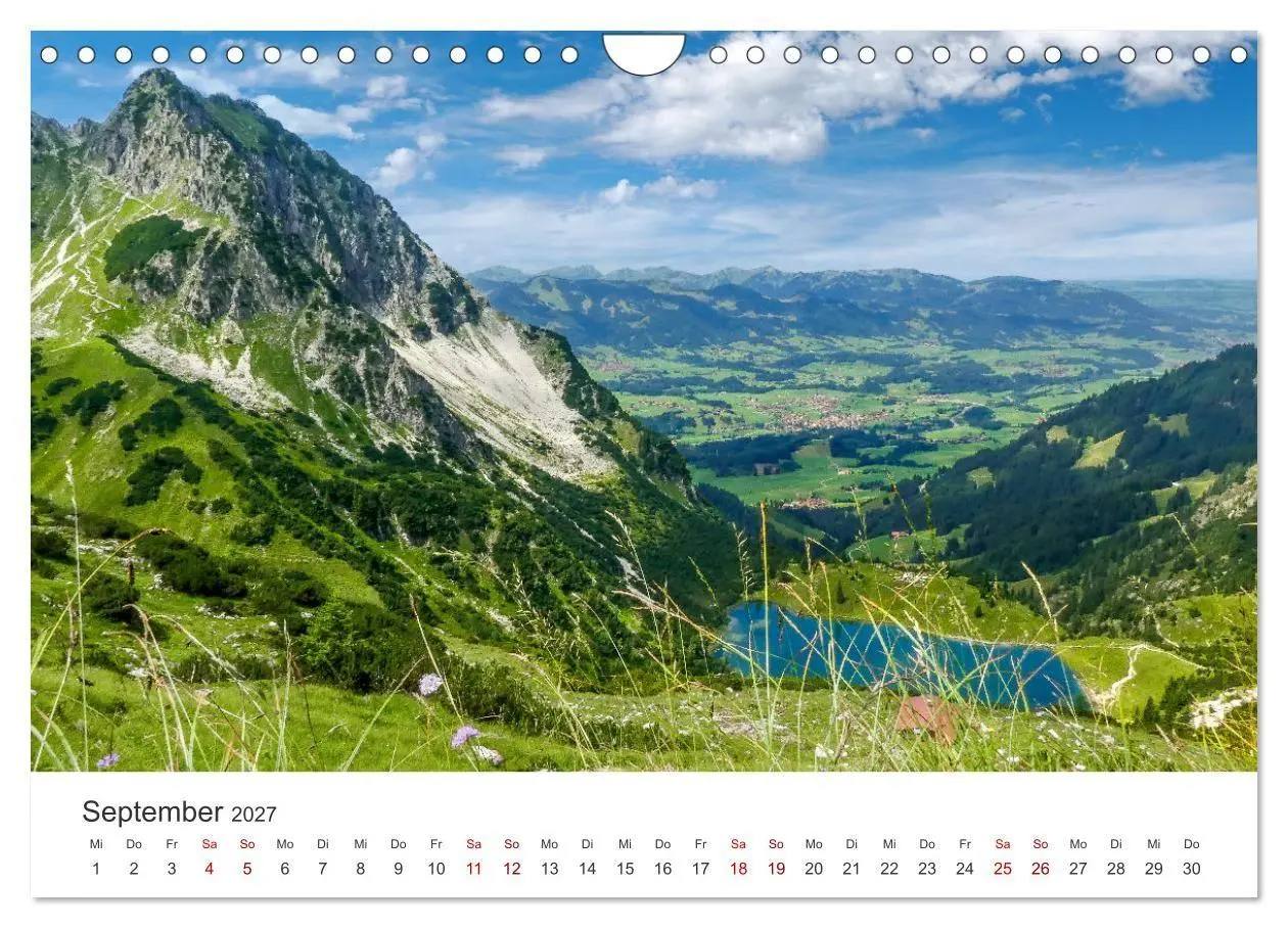 Bild: 9783569298880 | Oberstdorf - Bergparadies in den Alpen (Wandkalender 2027 DIN A4...