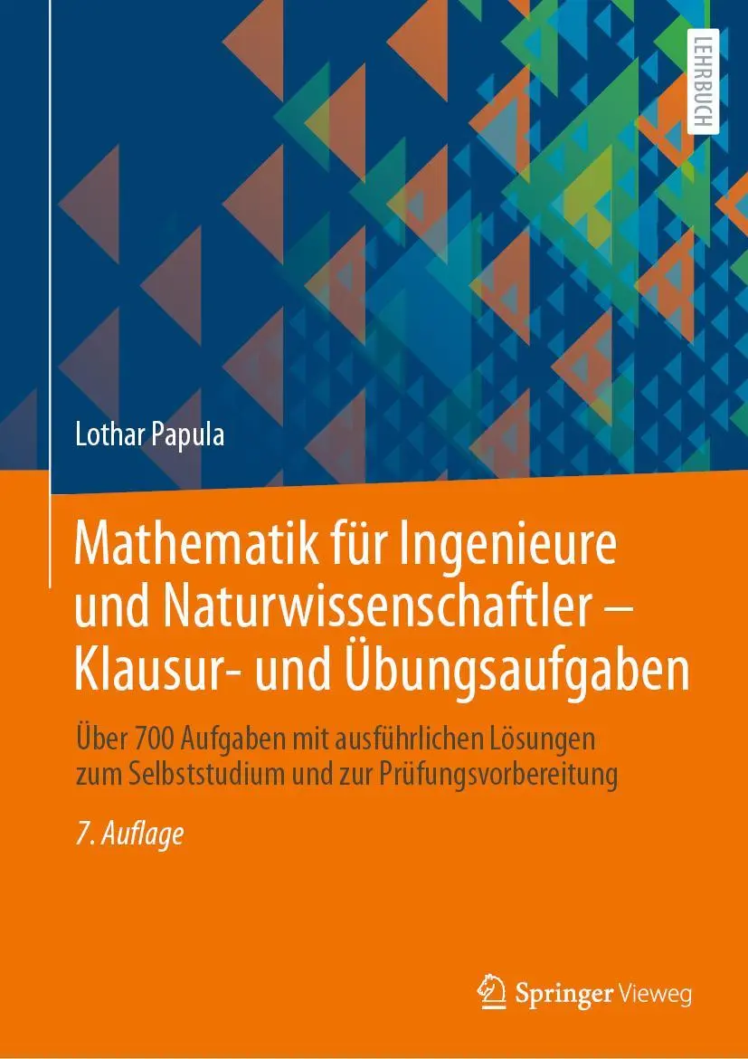 Cover: 9783658468880 | Mathematik für Ingenieure und Naturwissenschaftler - Klausur- und...
