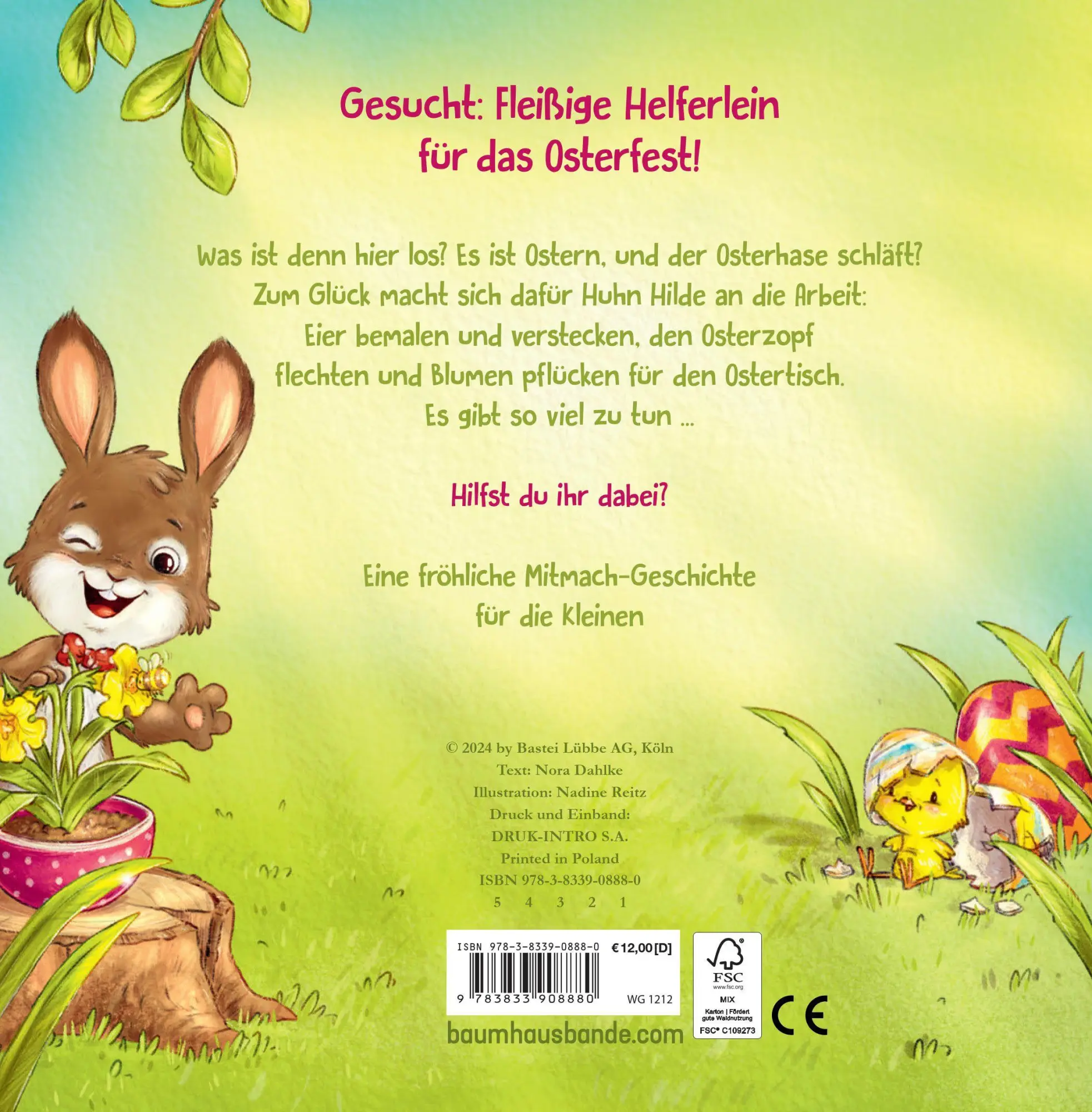 Bild: 9783833908880 | Hilde hilft dem Osterhasen (Pappbilderbuch) | Nora Dahlke | Buch