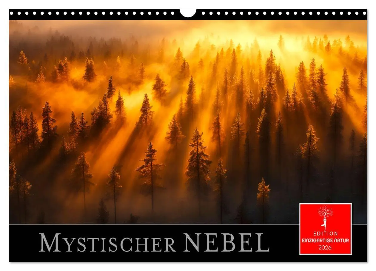 Cover: 9783457318980 | Mystischer Nebel (Wandkalender 2026 DIN A3 quer), CALVENDO...