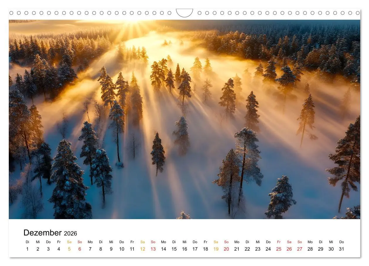 Bild: 9783457318980 | Mystischer Nebel (Wandkalender 2026 DIN A3 quer), CALVENDO...