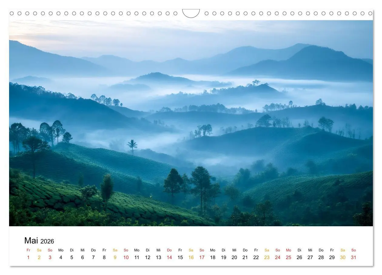 Bild: 9783457318980 | Mystischer Nebel (Wandkalender 2026 DIN A3 quer), CALVENDO...